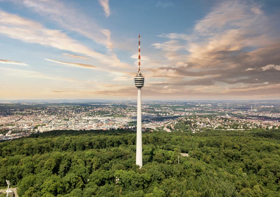 Blick auf Stuttgart